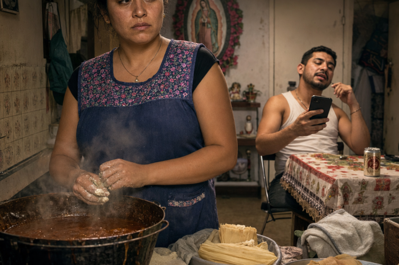 Mi suegra llamó justo cuando cayó el sueldo de mi esposo. Él se lo transfirió todo, sin dejar ni un peso para la renta — pero lo que perdió después no fue dinero, sino a la única persona que sabía mantener viva a toda su familia.