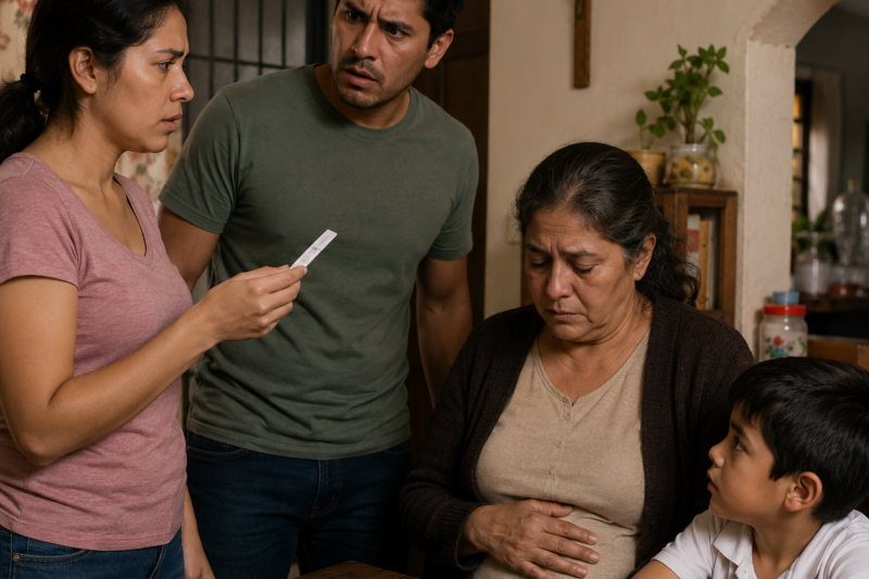 Mi Suegra Quedó Embarazada A Los 52 Después De Llevar A Mi Hijo A La Escuela — Pero Cuando El Guardia Mayor Bajó La Cabeza Para Asumir La Responsabilidad, Mi Esposo Se Quedó Sin Palabras