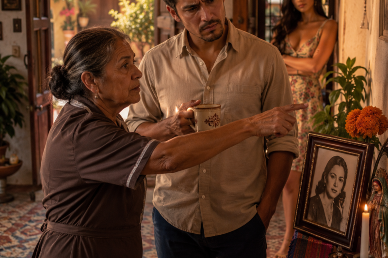 Yo creía que aquella casa con olor a café con canela era el lugar más tranquilo de la Ciudad de México… hasta que la empleada señaló el retrato de mi madre y dejó al descubierto un plan que mi esposa llevaba seis años preparando.