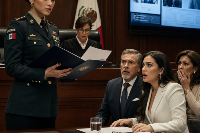 Se Burlaron De Ella En La Corte Por Limpiar Camiones Militares, Pero Cuando La Oficial Abrió Una Carpeta Azul, Su Hermana “Perfecta” Palideció Antes De Que La Jueza Terminara La Primera Página
