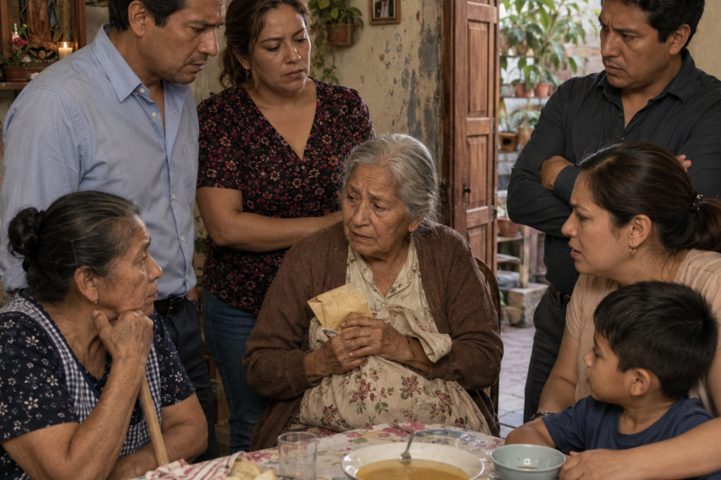 La Madre Anciana A La Que Sus Hijos Se Peleaban Por Llevarse Sólo Por La Indemnización Del Terreno… Pero El Día De La Firma Dijo Una Frase Que Los Dejó Helados