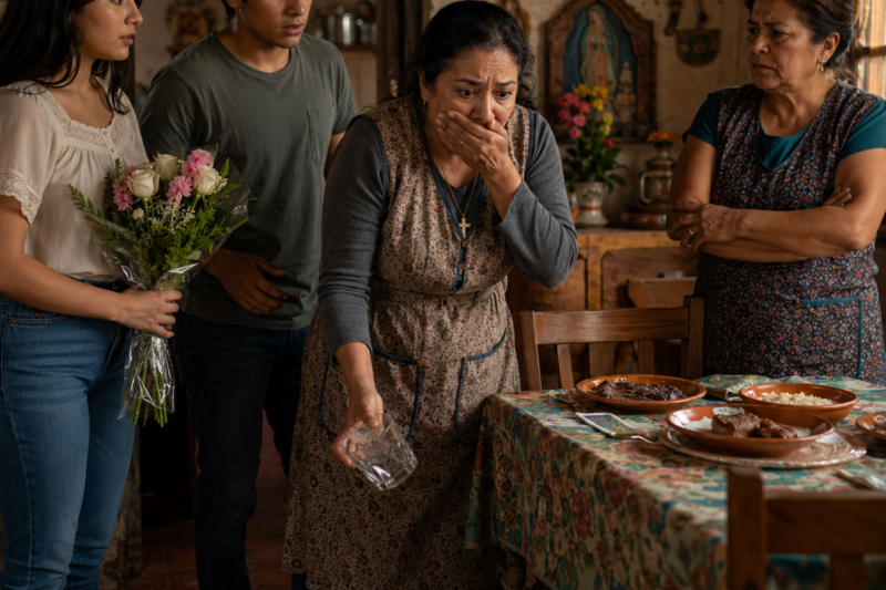 La Madre Crió Sola A Su Hijo Durante 20 Años Y Nunca Habló De Su Padre… Hasta Que Él Llevó A Su Novia A Casa Y Ella Palideció
