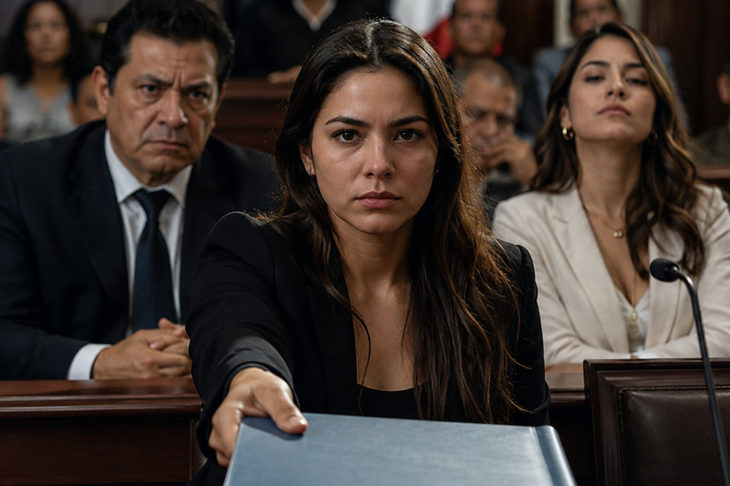 Mi papá me llamaba “la columna de esta familia” cada vez que necesitaba que yo salvara sus cuentas. Pero el día de la audiencia, ese mismo hombre dijo que yo era una ladrona y pidió que mi casa de playa pasara a manos de mi hermana. Yo solo abrí una carpeta azul, y el número que apareció ahí dejó muda a toda la sala.