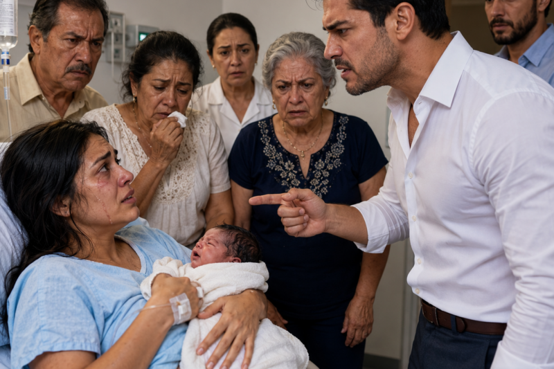 Recién Desperté Después De Dar A Luz Y Mi Esposo Me Abofeteó En La Sala De Recuperación — Pero Un Expediente De Una Clínica En México Dejó A Toda Su Familia Sin Palabras