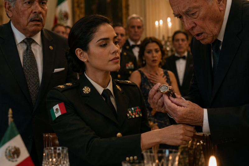 En Una Cena De Homenaje A Los Militares, Mi Suegro Se Burló Del Reloj Viejo Que Yo Llevaba — Pero Cuando Un General Retirado Leyó La Inscripción Del Reverso, Toda La Mansión Quedó En Silencio