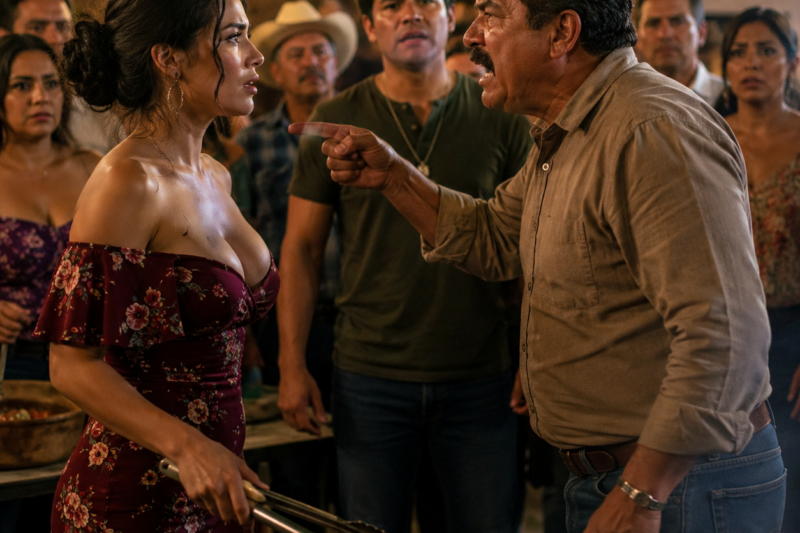 Mi suegro me llamó “la cocinera contratada” en medio de la carne asada familiar — hasta que una frase de mi cuñado dejó todo el patio en silencio