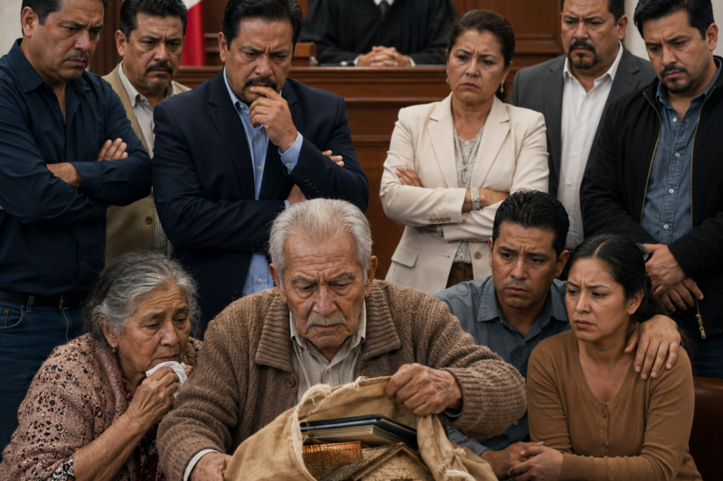 Demandados Por Sus Cinco Hijos Para Quitarles La Última Casa De Su Vejez, Los Ancianos Presentaron Un Expediente Que Dejó Helada A Toda La Sala Del Juzgado