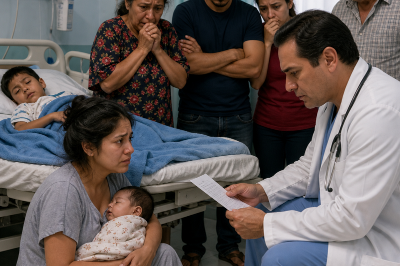 Obligaron a la nuera recién parida a dormir en el suelo para que el “nieto varón heredero” ocupara la cama — semanas después, el médico dio una noticia que dejó a toda la familia en shock en el hospital…