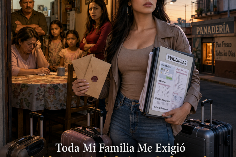 Toda Mi Familia Me Exigió Cuidar A Mis Sobrinas Cada Noche O Pagar Renta Por El Cuarto Donde Crecí — Pero Antes Del Amanecer Dejé Dos Cartas Y Un Expediente Que Hizo Que Mi Madre Ya No Pudiera Llorar