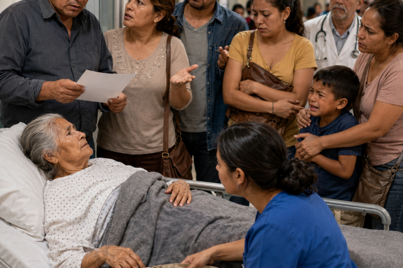 La Madre Que Pasó Toda La Vida Criando A Sus Cuatro Hijos, Pero Cuando Su Cirugía Solo Esperaba Una Firma, Los Cuatro Se Pasaron La Responsabilidad Frente A La Puerta Del Quirófano