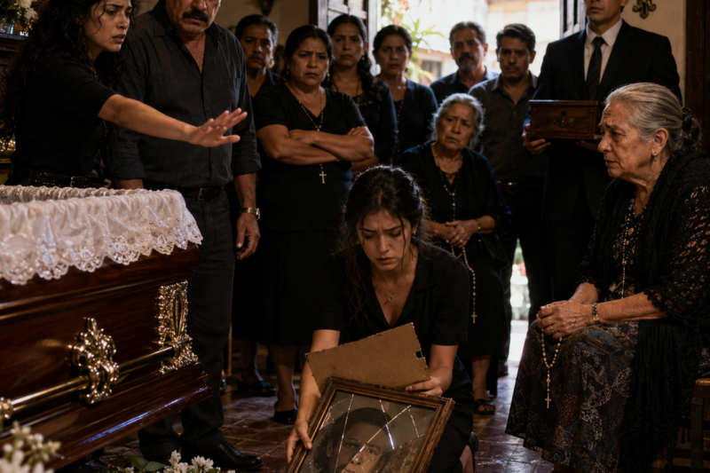 La Joven Volvió Al Pueblo Para Velar A Una Abuela Que Nunca Había Conocido… Pero Un Nombre Grabado Detrás Del Retrato La Arrastró Al Secreto De Toda Su Familia