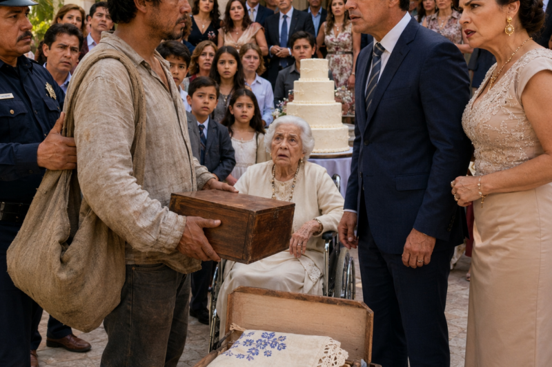 El Hombre Que Vendía Cosas Usadas Fue Echado Del Cumpleaños De Su Madre Por Sus Propios Familiares… Hasta Que La Anciana Reconoció La Cicatriz En Su Mano Y Toda La Fiesta Quedó En Silencio