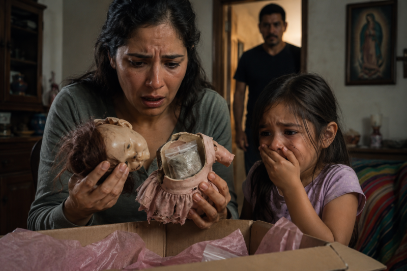 “¡MI EXMARIDO LE ENVIÓ A MI HIJA UNA MUÑECA ROTA… Y LO QUE ESCONDÍA DENTRO ME HELÓ LA SANGRE!