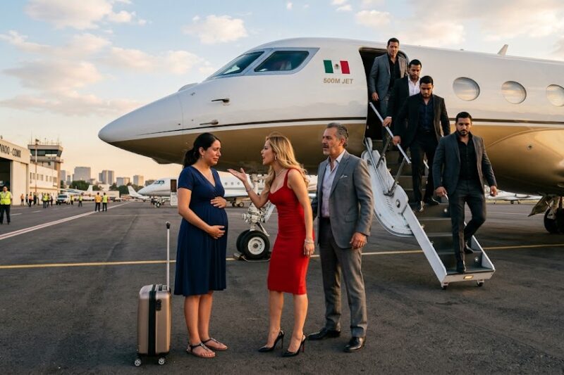 ¡LA MANSIÓN SE QUEDÓ EN SILENCIO CUANDO VIERON QUIÉNES BAJARON DE LOS JETS! 😱✈️ La amante de este multimillonario pensó que había ganado al echar a su esposa embarazada a la calle… pero no tenía idea de quién era su familia. ¡Esta es una lección que NUNCA olvidarán!