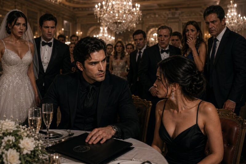 El Rey de la Mafia Entró a la Boda de Mi Exesposo y Dijo: “Mi Esposa No Se Sienta Sola”