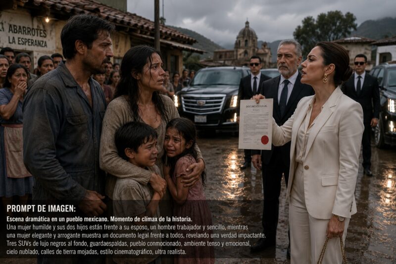 A los 36 años, decidí casarme con una mujer a la que todo el pueblo llamaba mendiga. Años después, ella me dio dos hijos hermosos. Entonces, un día inolvidable, tres autos de lujo llegaron a nuestro tranquilo pueblo y revelaron una verdad que nadie habría imaginado…