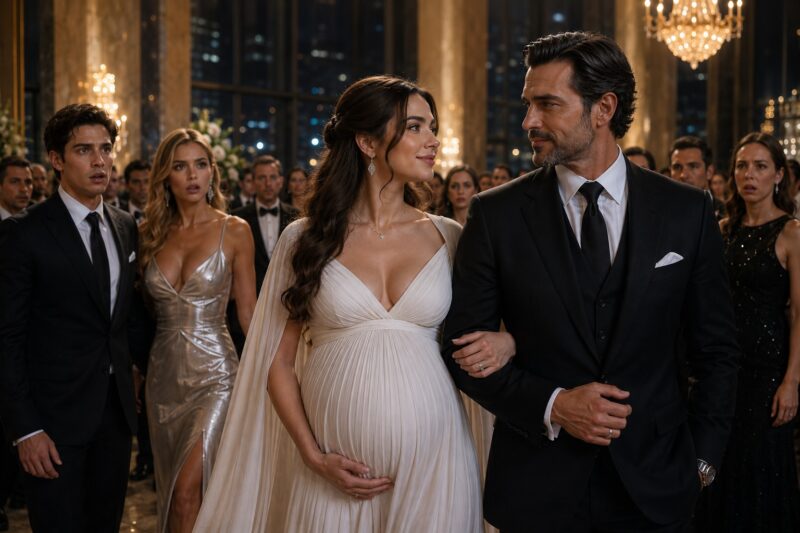 Ella firmó los papeles del divorcio entre lágrimas mientras su esposo la abandonaba para casarse con una modelo… Meses después, regresó como la esposa de un multimillonario, embarazada de trillizos, y su exmarido palideció delante de todos