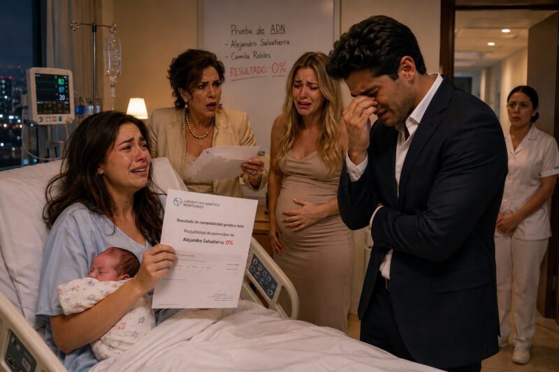 Acababa de dar a luz… y vi a mi esposo entrar a la habitación abrazando a otra mujer, sonriendo como si ellos fueran la verdadera familia
