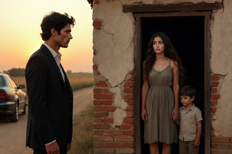 MI PROMETIDO MILLONARIO ME LLEVÓ A UNA CASA ABANDONADA EN MEDIO DEL CAMPO… Y ME QUEDÉ HELADA CUANDO LA MUJER DESCALZA EN LA PUERTA LO LLAMÓ “ESPOSO”
