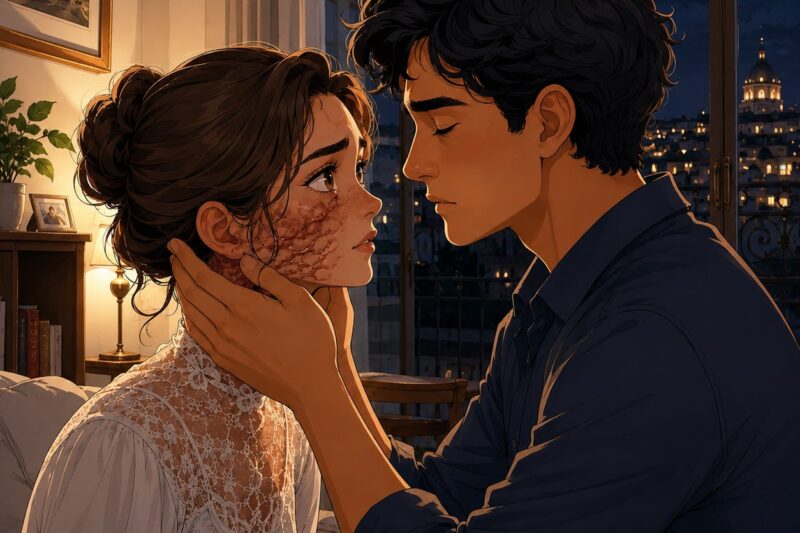 Me Casé Con Un Hombre Ciego Porque Pensé Que Nunca Vería Mis Cicatrices La Noche De Bodas, Tocó Mi Rostro Y Me Susurró Un Secreto Que Había Enterrado Durante 20 Años…