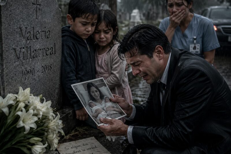 El Multimillonario Visitó la Tumba de Su Esposa… y Quedó Paralizado al Ver a Dos Niños Llorando Aferrados a la Lápida — El Secreto de 8 Años Lo Dejó Sin Aliento…