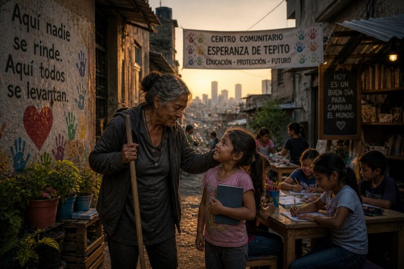 La mujer sin hogar que solo tenía un palo para recoger basura — pero cuando unos criminales secuestraron a la hija de un multimillonario, hizo que todos se arrepintieran