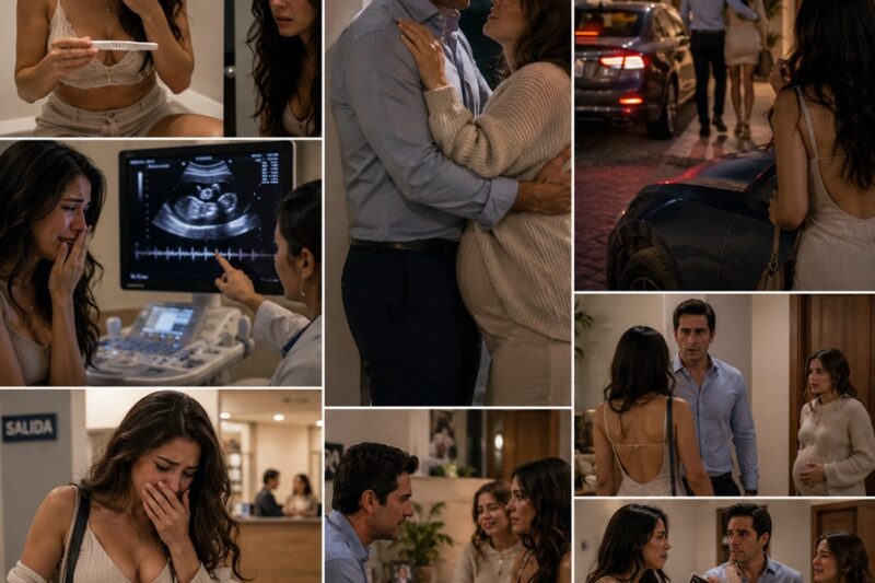 Después de cinco años de infertilidad, rompí en llanto al escuchar por primera vez el latido del corazón de mi bebé… Pero justo al salir de la sala de ultrasonido, me quedé paralizada al ver a mi esposo abrazando a otra mujer embarazada. Los seguí en secreto hasta su casa, preparándome para enfrentar la traición más dolorosa de mi vida…