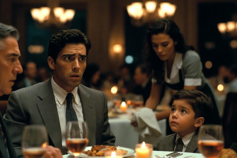 Fue A Cenar Con Su Jefe… Y Se Quedó Helado Al Ver A Su Exesposa Limpiando Mesas, ¡Mientras Un Niño Con Los Mismos Ojos Que Él Lo Miraba!