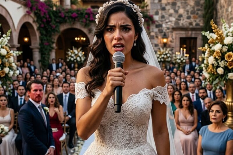Justo en la boda, mi prometido insultó a mi madre frente a cuatrocientos invitados. De inmediato cancelé la ceremonia y dije una frase que conmocionó a todos los presentes en aquel hotel de cinco estrellas…