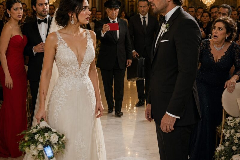 El día en que me obligaron a ponerme el vestido de novia en lugar de la mujer que había huido, mi futura suegra me dijo que yo solo servía para ser una sombra bajo el velo.  El multimillonario que estaba al final del pasillo creía que estaba a punto de casarse con una señorita de familia distinguida, pero la mujer que temblaba detrás de aquel velo era yo, la misma mujer a la que su familia había acusado de ladrona y había arrojado a la calle una noche de lluvia.