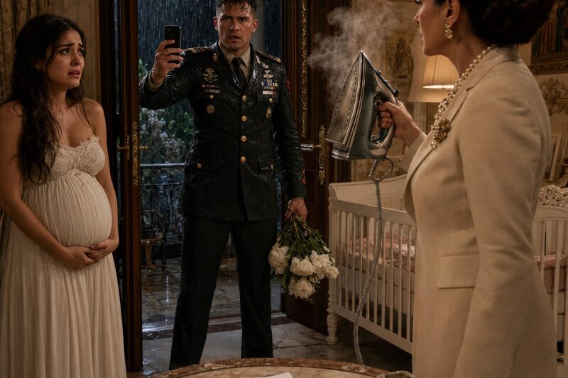 EL ESPOSO MULTIMILLONARIO, UN SOLDADO, REGRESÓ ANTES DE UNA MISIÓN MILITAR Y ENCONTRÓ A SU MADRE AMENAZANDO A SU ESPOSA EMBARAZADA CON UNA PLANCHA CALIENTE