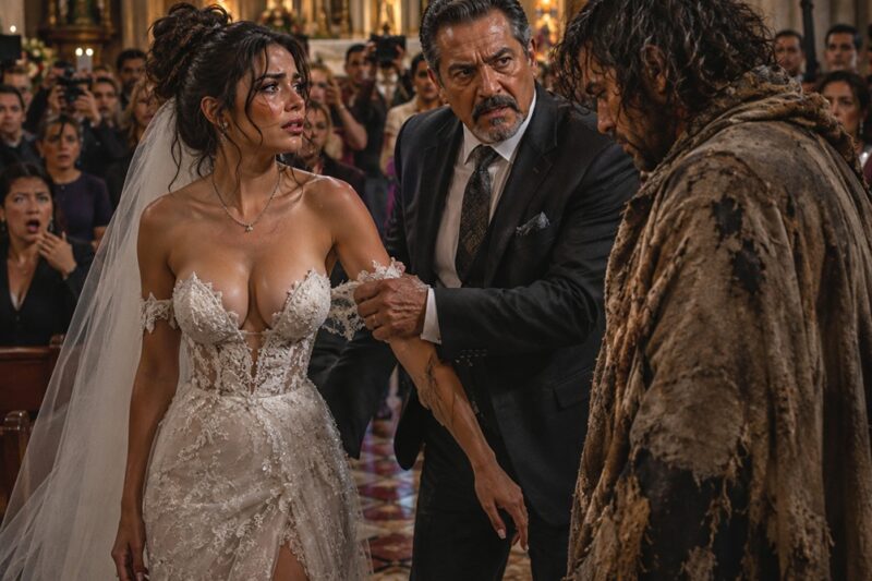 “MI PROPIO PADRE ME OBLIGÓ A CASARME CON UN INDIGENTE QUE VIVÍA EN LAS CALLES PARA OCULTAR SUS SECRETOS MÁS SUCIOS. PERO JUSTO CUANDO ESTÁBAMOS FRENTE AL ALTAR, LO QUE HIZO AQUEL HOMBRE VESTIDO CON HARAPOS DEJÓ A TODA LA IGLESIA EN SHOCK…”