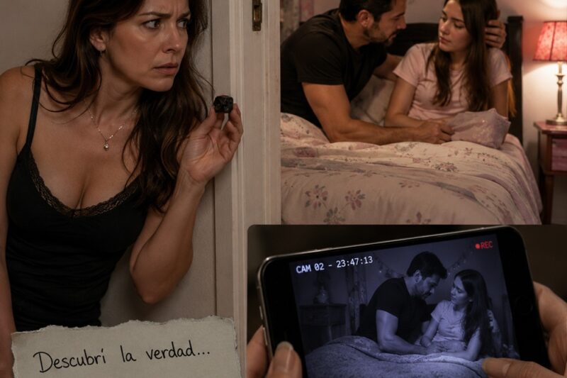 Mi esposo cada noche se iba a dormir al cuarto de mi hija mayor. Sospeché lo peor y escondí una cámara… pero lo que descubrí me hizo vomitar del impacto👇
