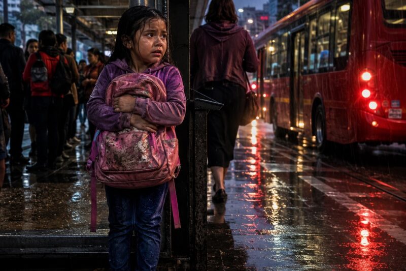 La Abuela Dejó a la Niña en una Estación del Metrobús Porque “No Había Boleto Para Ella”… Pero Cuando el Padre Vio el Reembolso del Boleto Infantil, Toda la Familia Quedó Helada