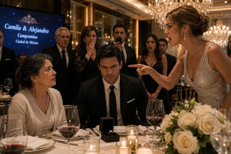 Mi Prometida Humilló a Mi Madre en Plena Fiesta de Compromiso en Polanco, Pero No Sabía que el Anillo sobre la Mesa Nunca Había Sido para Ella…
