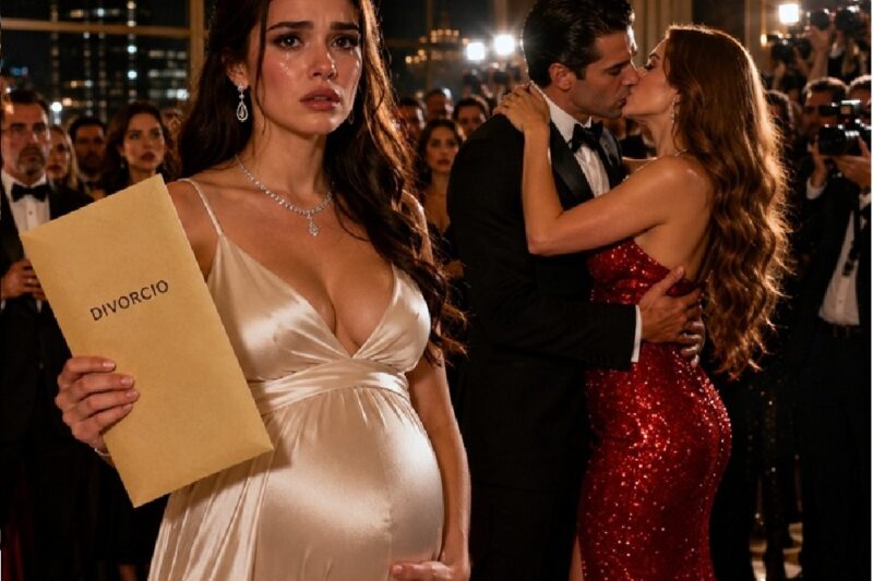 EMBARAZADA DE SEIS MESES, APARECÍ EN LA GALA BENÉFICA MÁS LUJOSA DE CIUDAD DE MÉXICO… Y ME QUEDÉ HELADA AL VER A MI ESPOSO BESANDO A OTRA MUJER FRENTE A CIENTOS DE CÁMARAS. PERO NADIE SABÍA QUE EL SECRETO QUE YO LLEVABA EN LAS MANOS ERA LO QUE REALMENTE IBA A DESTRUIRLO TODO.