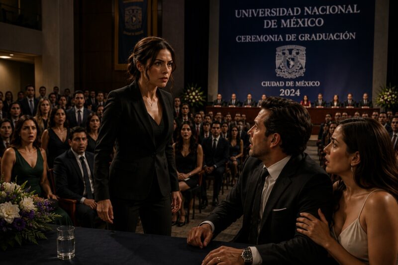 ÉL FUE A LA GRADUACIÓN CON SU AMANTE… PERO SU EXESPOSA DETUVO TODO AL ENTRAR