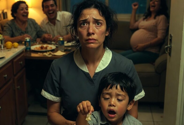 Mi suegra solo me dejó la cabeza de la langosta después de trabajar 12 horas… Pero lo que mi hijo me susurró esa noche destruyó a toda la familia