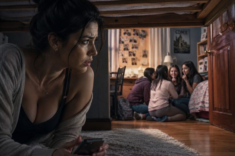 Mi vecina insistía en que mi hija regresaba a casa durante el horario escolar… Fingí ir a trabajar y me escondí debajo de su cama. Lo que descubrí después me dejó paralizada.