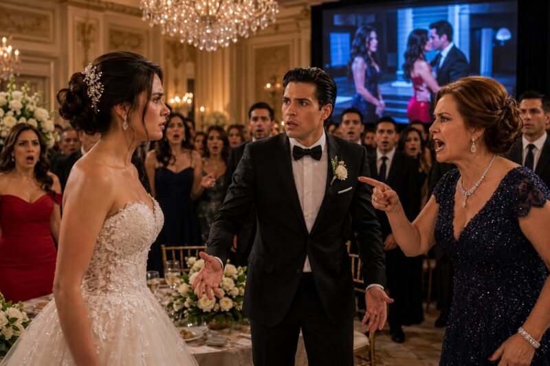 En plena boda, mi suegra tomó el micrófono y dijo que mis padres no estaban al nivel de su familia. Mi esposo estaba a mi lado, pero solo bajó la mirada y se acomodó el botón del traje, como si los humillados no fueran los padres de su esposa.