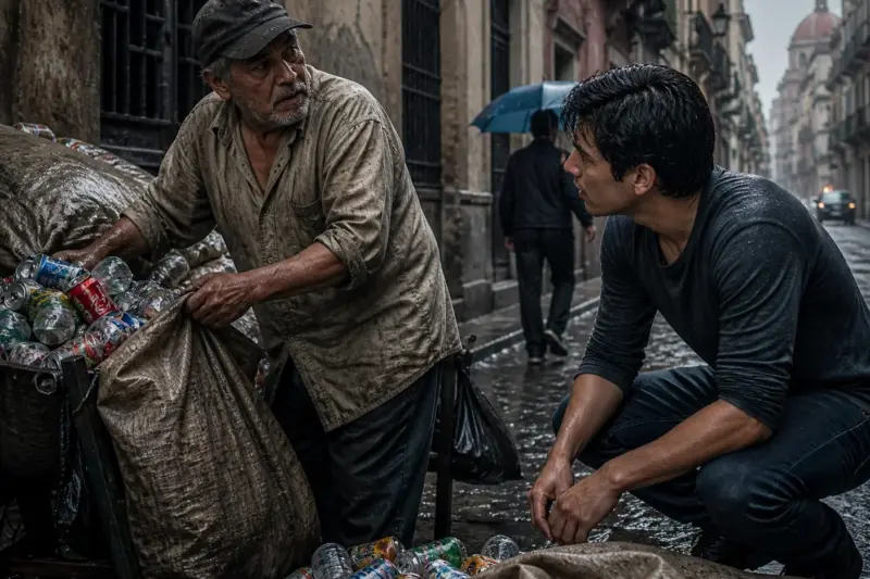 El suegro millonario se hizo pasar por recolector de basura para poner a prueba a su futuro yerno… Y entonces, el presidente descubrió algo que nadie esperaba.