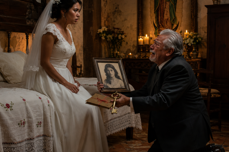 Todo el pueblo me llamó la muchacha que vendió su juventud cuando me casé con el dueño del palenque de mezcal más poderoso de Oaxaca — hasta que, en nuestra noche de bodas, él rompió en llanto frente a la foto de una joven desaparecida y me dijo una frase que me heló la sangre.