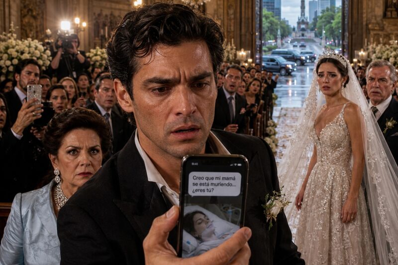 En la boda más lujosa de Manhattan, el heredero multimillonario canceló todo al recibir por error la foto de una mujer enferma… y cuando descubrió quién era realmente el niño que la había enviado, su imperio entero estuvo a punto de derrumbarse.