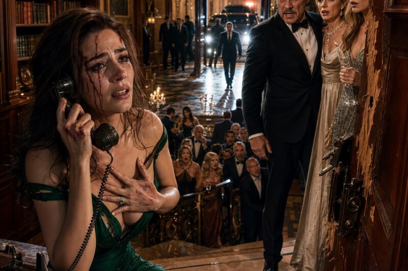 —¿Señor… puede venir por mí? —susurró ella al magnate más temido de México mientras su propia familia la cazaba. Entonces se burlaron: “No pierdas el tiempo llamándolo, querida”. Pero al amanecer, él hizo que toda la mansión confesara la verdad.
