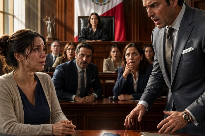 El juez le pidió que eligiera entre su humilde madre y su padre millonario… Entonces el magnate se rio: «Elige la mansión, hijo»… Pero el niño sacó un teléfono roto y reveló lo que nadie se atrevía a decir. Luego reprodujo una grabación que jamás debió conservar.