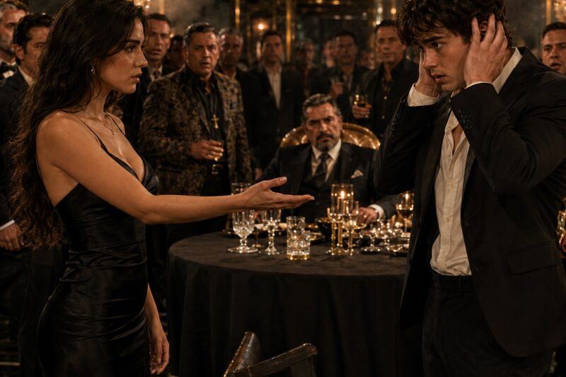 En el exclusivo club nocturno Golden Crest de Chicago, el silencio cayó como una bomba en el instante en que Maya Herrera extendió la mano hacia el hijo del jefe más temido del cartel.