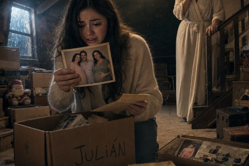 Mi madrastra me crió como si fuera su propia hija desde que mi papá murió cuando yo tenía seis años. La llamé “mamá” durante catorce años, la abracé en mis graduaciones y la defendí cada vez que alguien decía que no era mi sangre. Pero a los veinte años subí al ático buscando fotos viejas… y bajé con una carta que mi padre escribió la noche antes de morir. La primera línea hizo que se me cayera el retrato de las manos, que me temblara todo el cuerpo… y que dejara de llamarla mamá por un segundo.