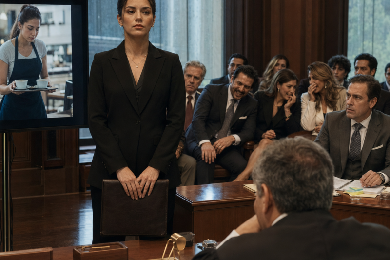 “SOLO ES UNA MESERA”, DIJO EL JUEZ ENTRE RISAS… HASTA QUE EL DOCUMENTO EN SUS MANOS DESTRUYÓ A TODOS LOS PRESENTES