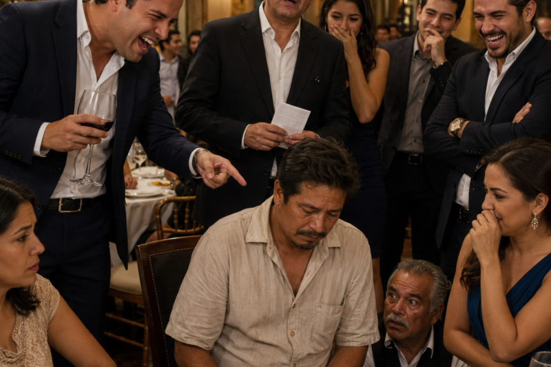 El Vendedor De Cocos Fue Humillado En La Reunión De Exalumnos, Pero La Llave Que Dejó Sobre La Mesa Hizo Callar A Los Que Se Reían