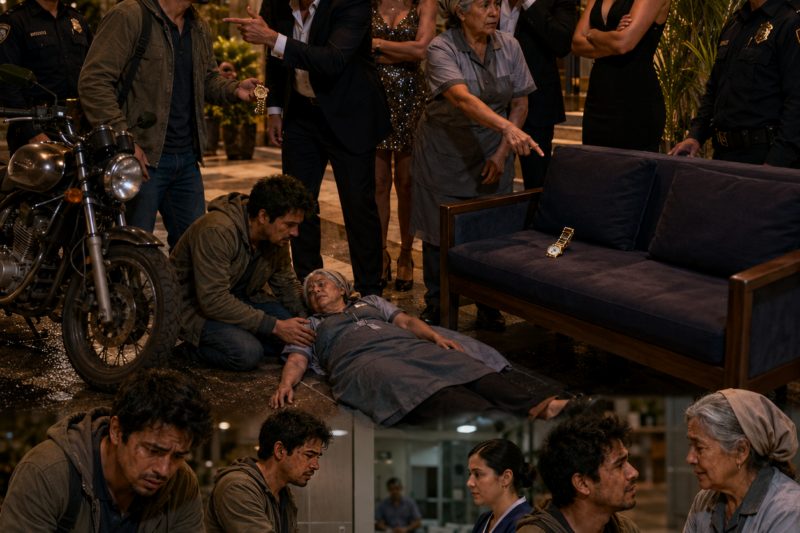 El Mototaxista Pobre Fue Acusado de Robar un Reloj Millonario en un Hotel… Sin Imaginar que Quien lo Defendería Sería la Presidenta de un Gran Grupo Empresarial